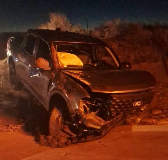 Volcó con su camioneta en Malargüe y dio positivo en el test de alcoholemia